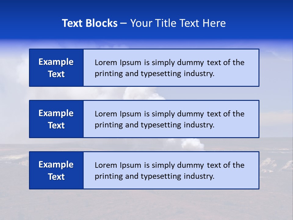 Smoke From The Pit PowerPoint Template