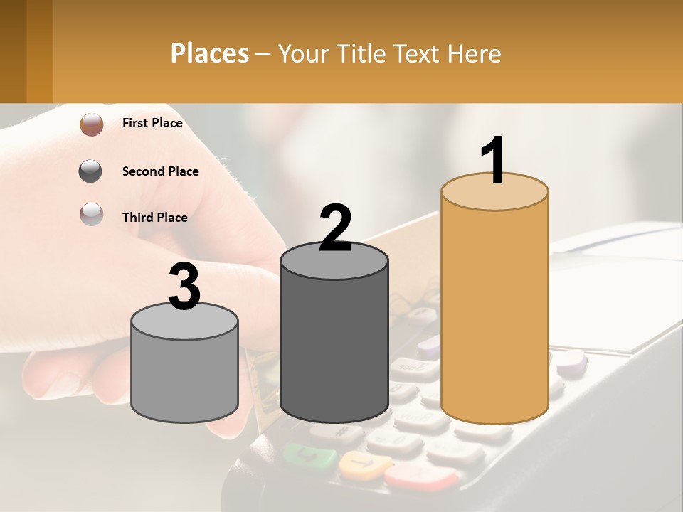 Payment By Card In The Terminal PowerPoint Template