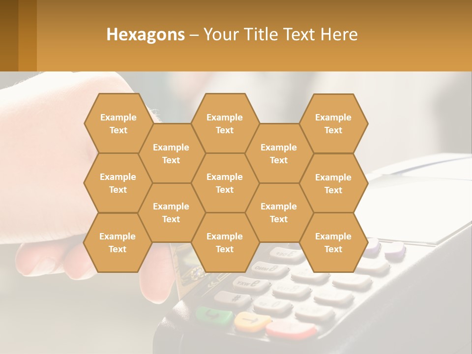 Payment By Card In The Terminal PowerPoint Template