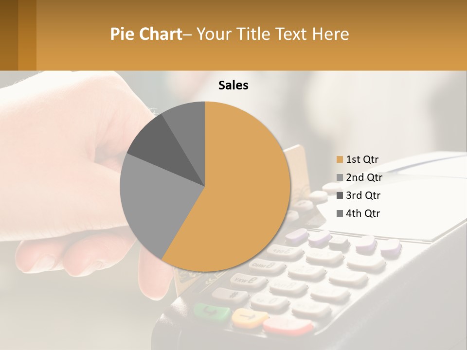 Payment By Card In The Terminal PowerPoint Template