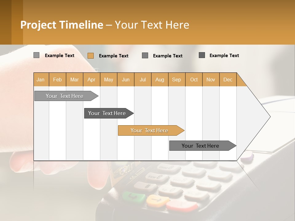 Payment By Card In The Terminal PowerPoint Template