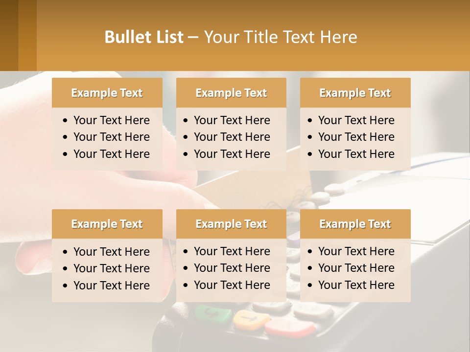 Payment By Card In The Terminal PowerPoint Template