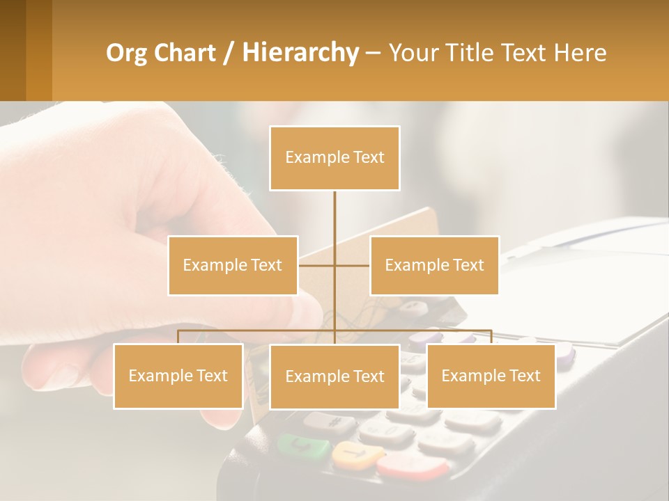 Payment By Card In The Terminal PowerPoint Template