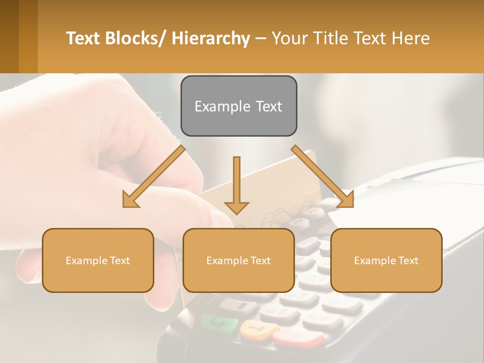 Payment By Card In The Terminal PowerPoint Template
