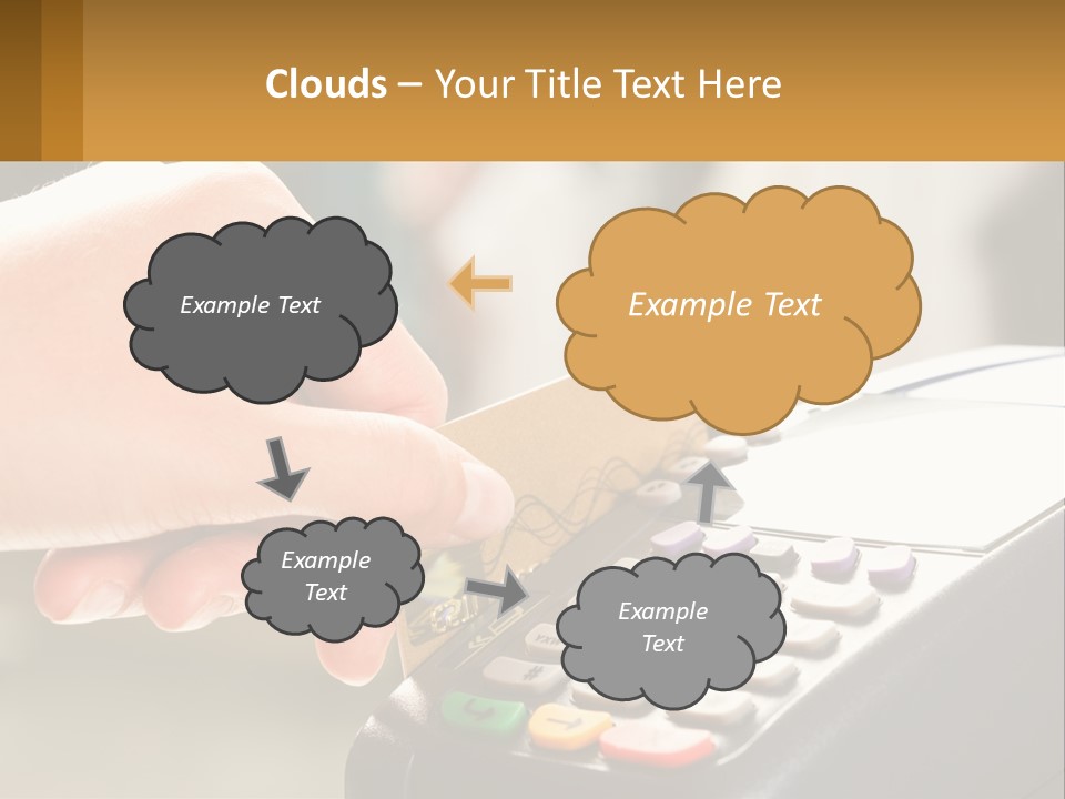 Payment By Card In The Terminal PowerPoint Template