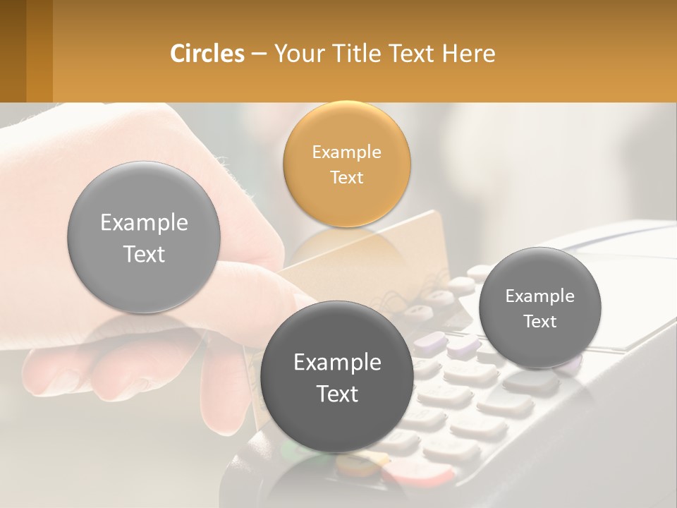 Payment By Card In The Terminal PowerPoint Template