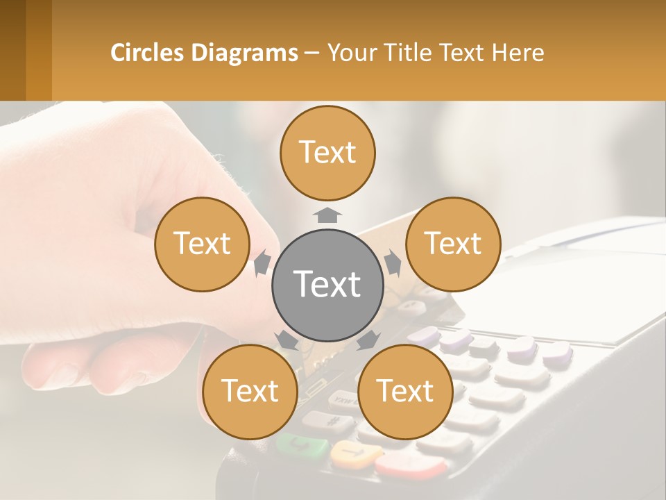 Payment By Card In The Terminal PowerPoint Template