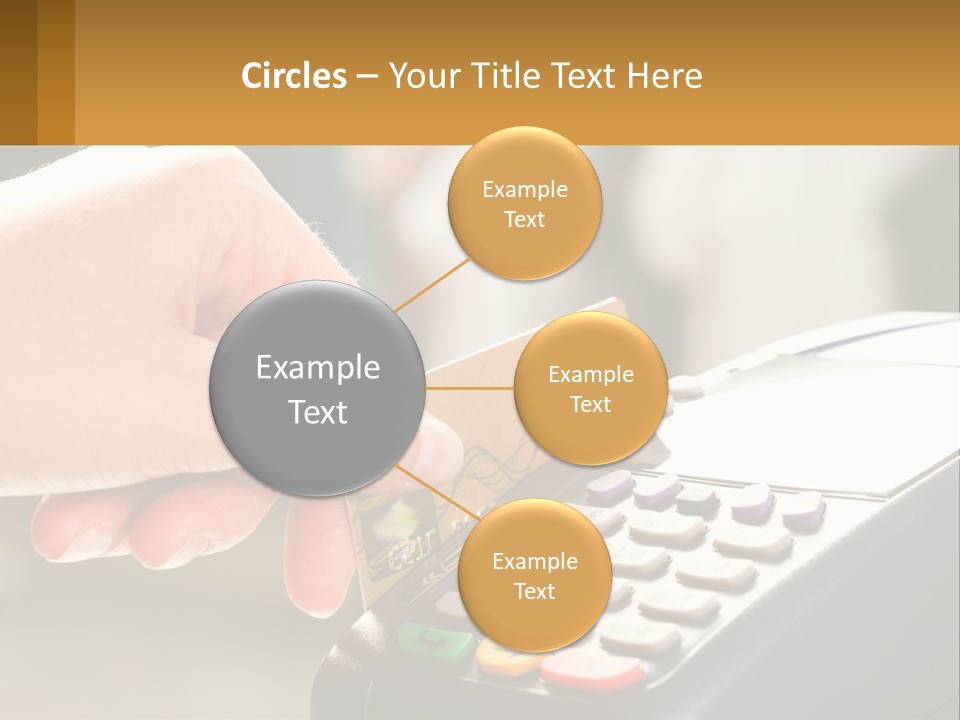 Payment By Card In The Terminal PowerPoint Template