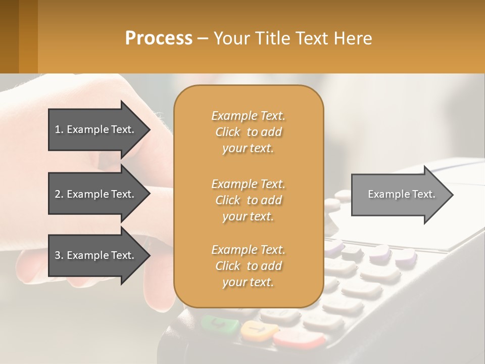 Payment By Card In The Terminal PowerPoint Template