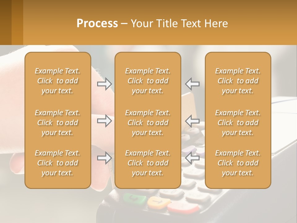 Payment By Card In The Terminal PowerPoint Template
