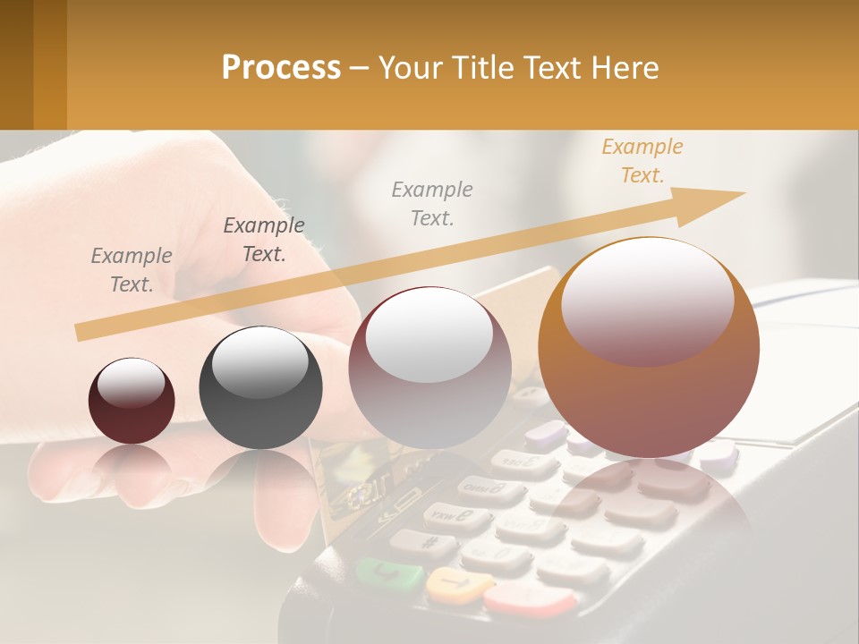 Payment By Card In The Terminal PowerPoint Template