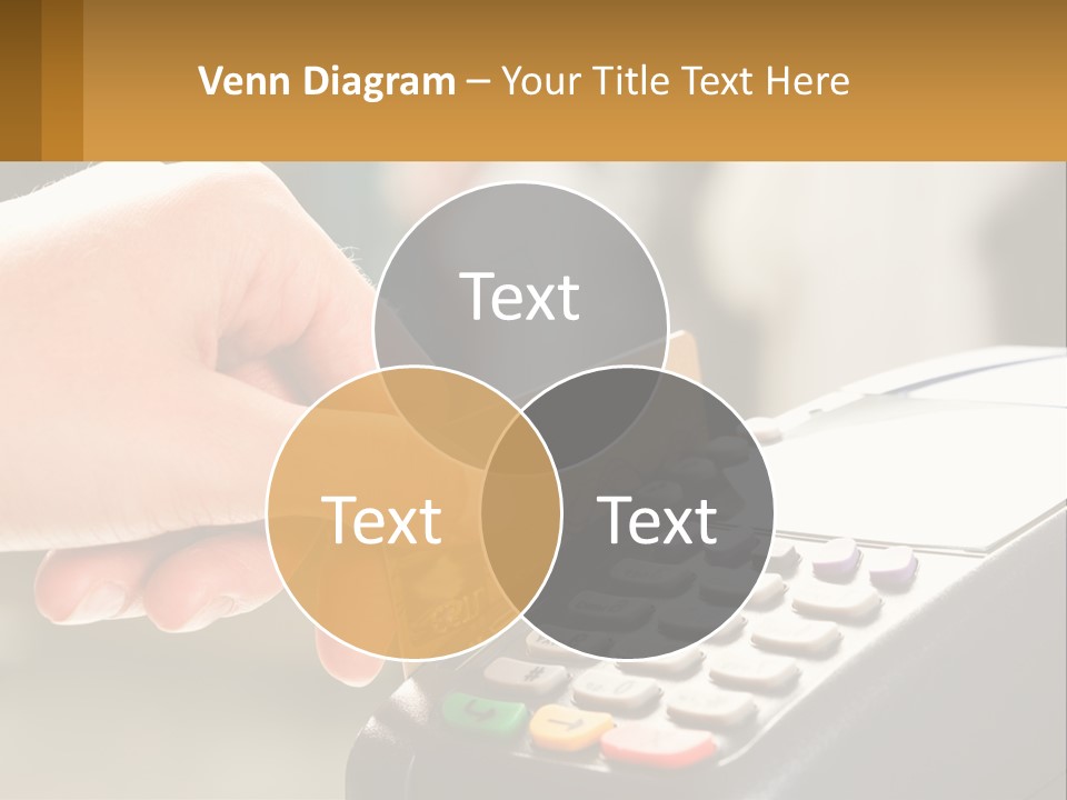 Payment By Card In The Terminal PowerPoint Template