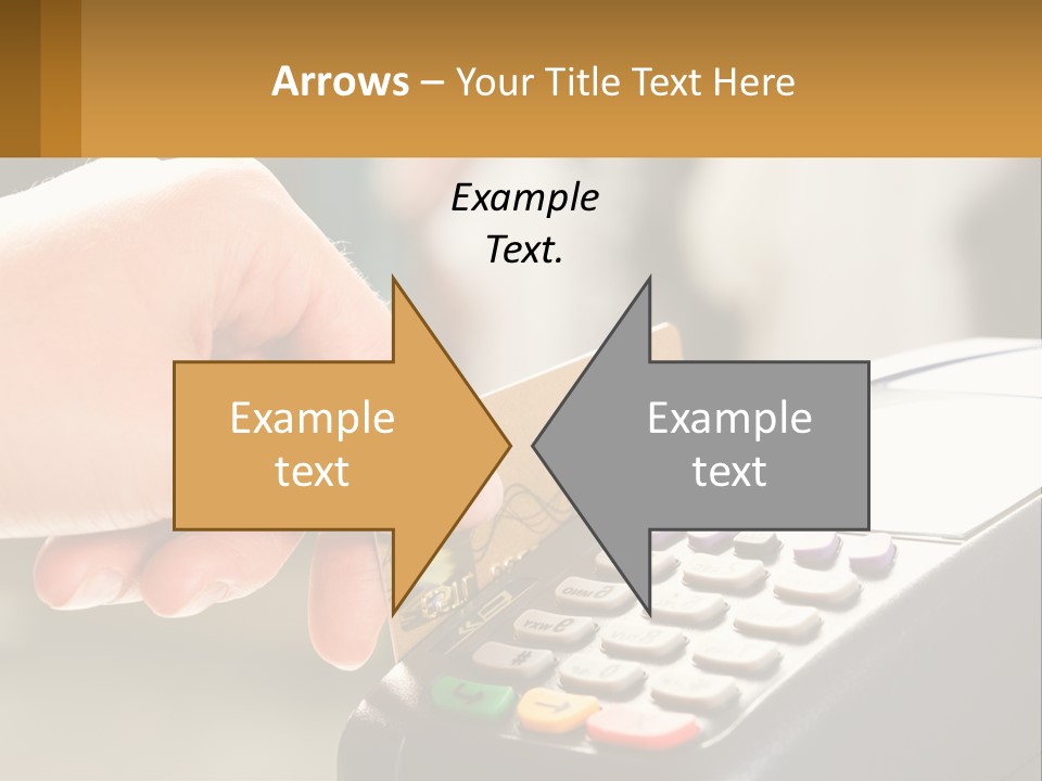Payment By Card In The Terminal PowerPoint Template