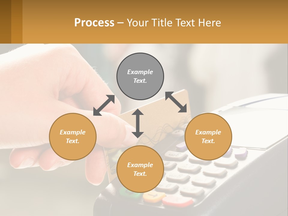 Payment By Card In The Terminal PowerPoint Template