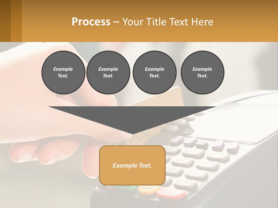 Payment By Card In The Terminal PowerPoint Template