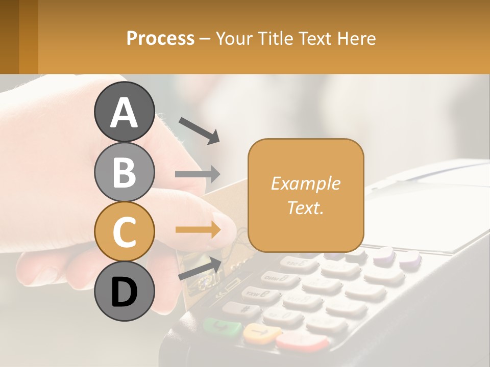 Payment By Card In The Terminal PowerPoint Template