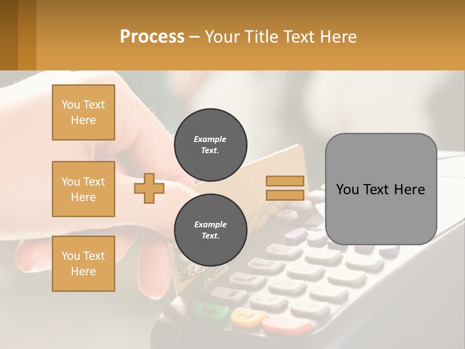 Payment By Card In The Terminal PowerPoint Template
