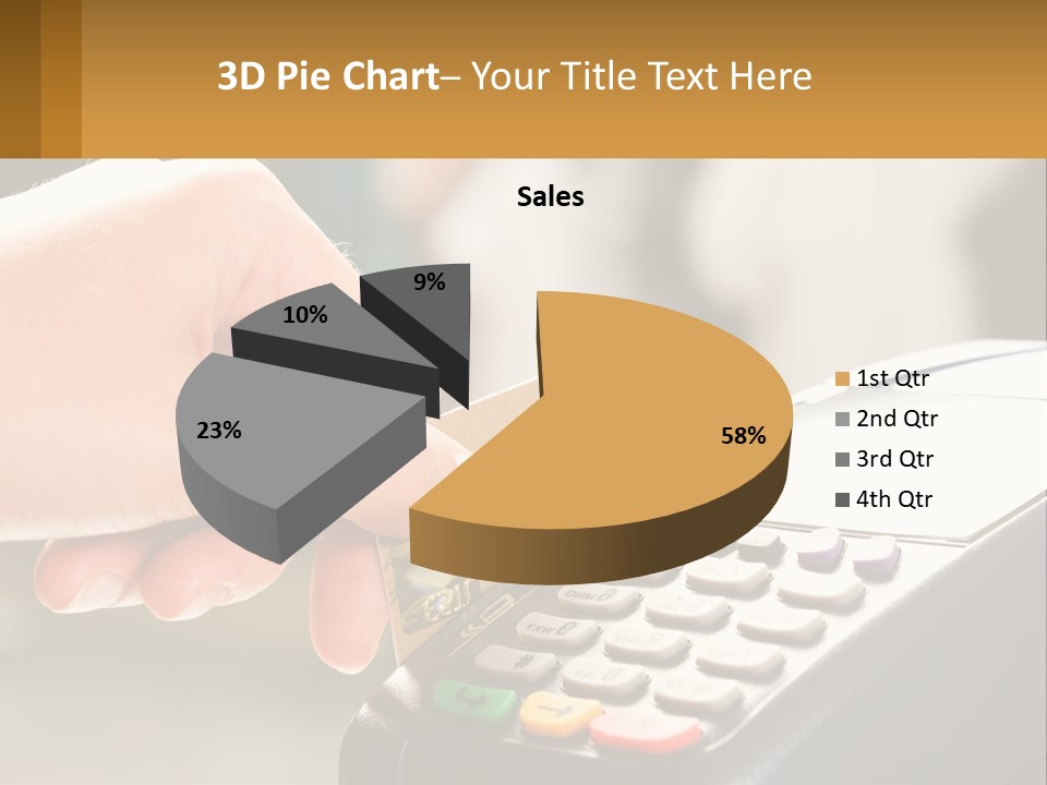 Payment By Card In The Terminal PowerPoint Template