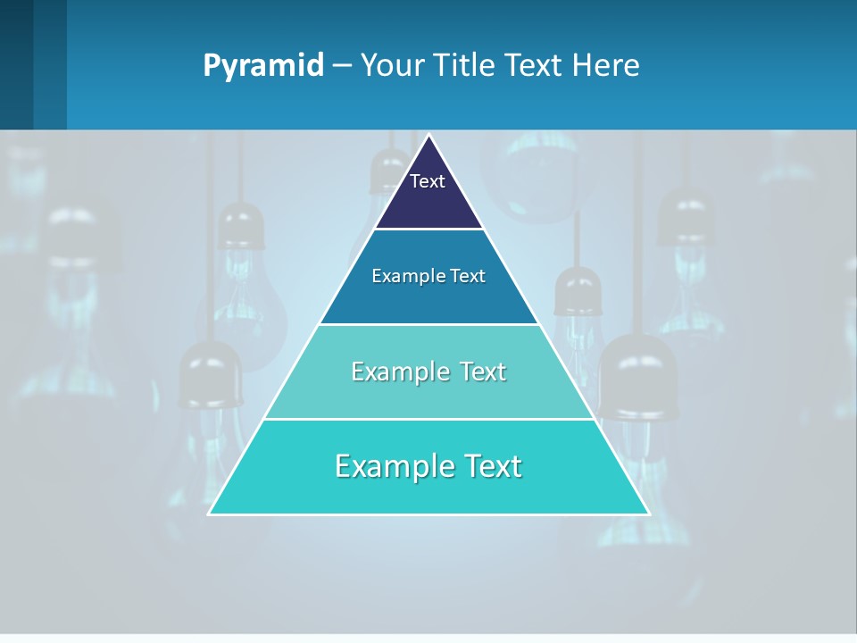 One Light Bulb Among Many PowerPoint Template
