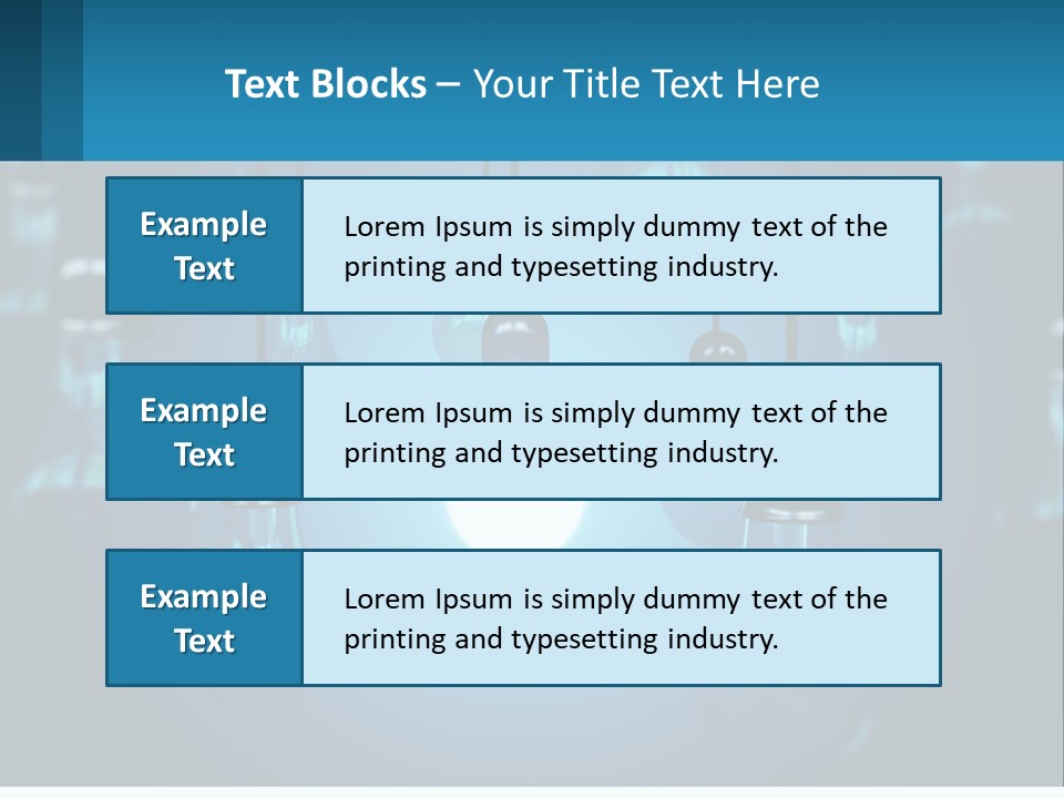 One Light Bulb Among Many PowerPoint Template