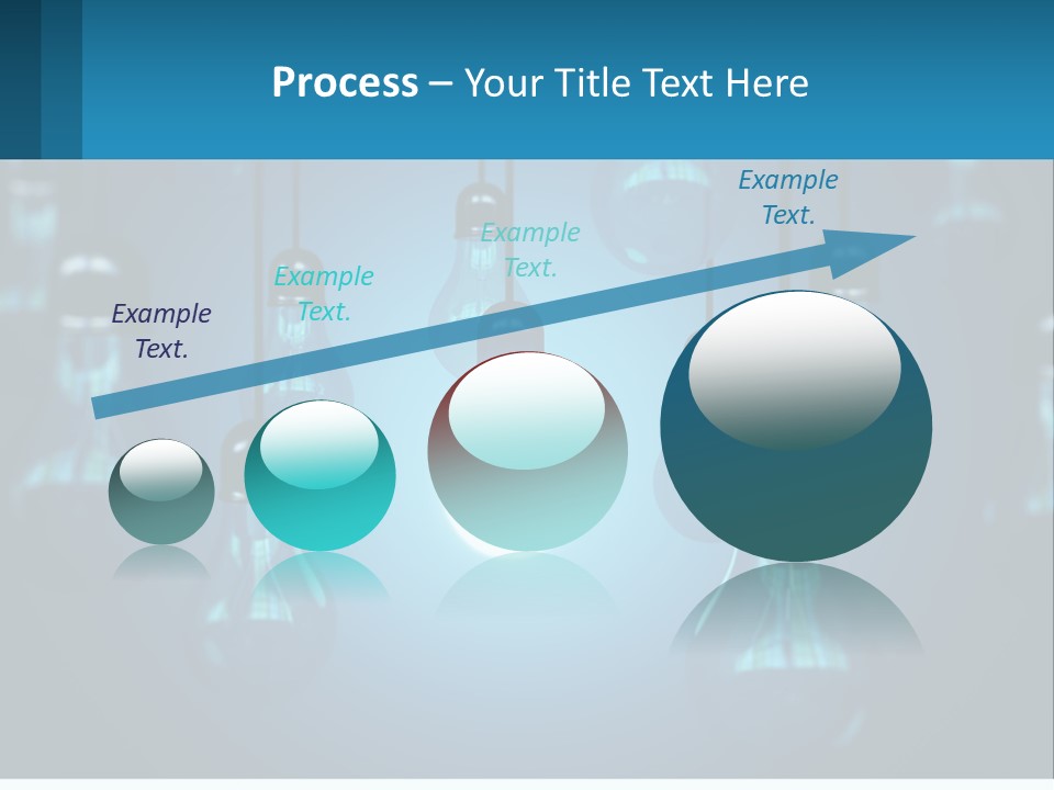 One Light Bulb Among Many PowerPoint Template