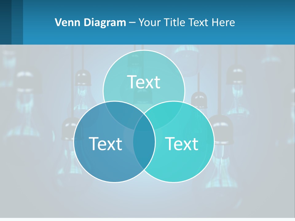 One Light Bulb Among Many PowerPoint Template
