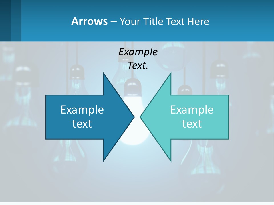 One Light Bulb Among Many PowerPoint Template