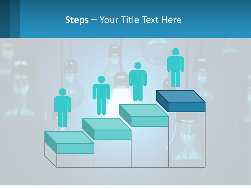 One Light Bulb Among Many PowerPoint Template