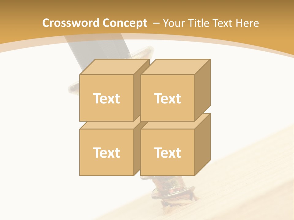 Tighten The Screw PowerPoint Template