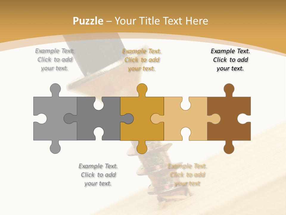 Tighten The Screw PowerPoint Template
