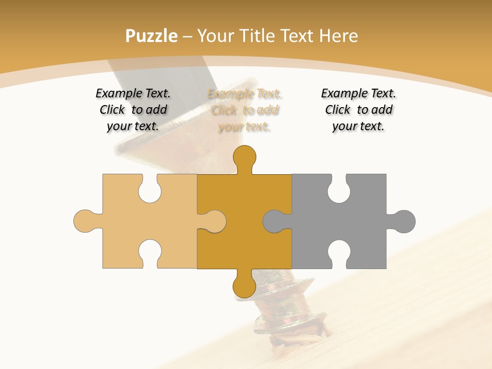 Tighten The Screw PowerPoint Template