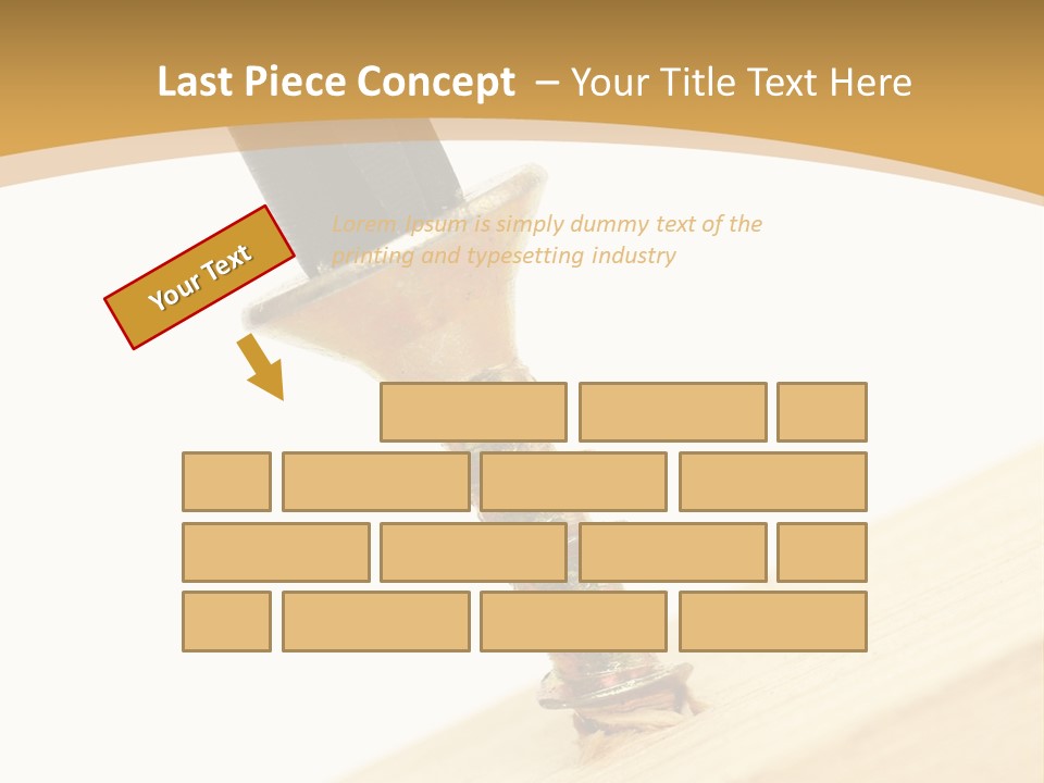 Tighten The Screw PowerPoint Template