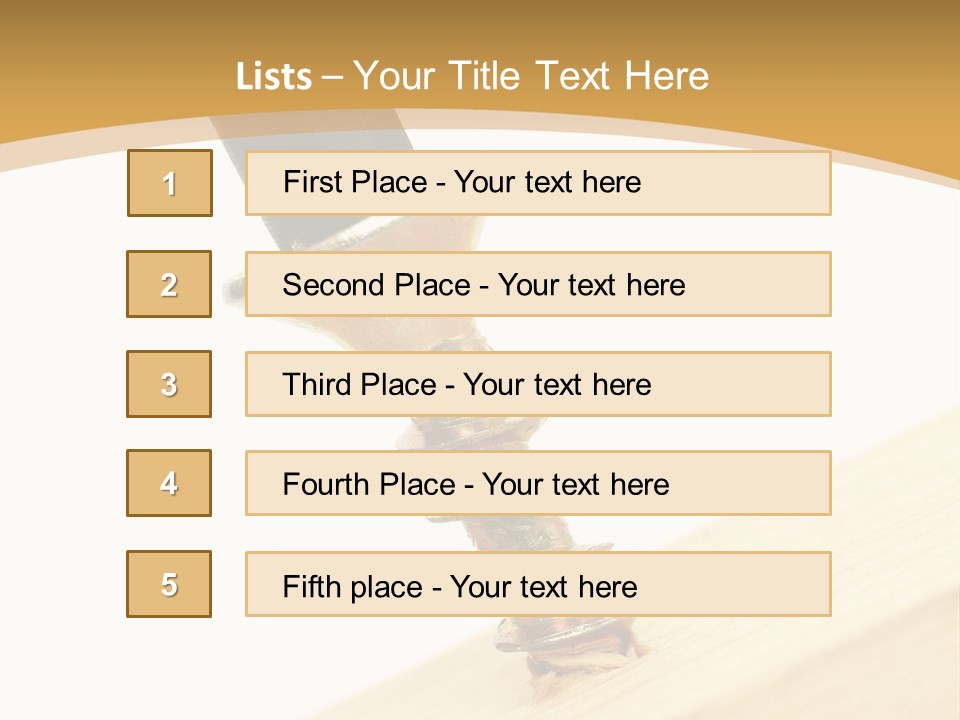 Tighten The Screw PowerPoint Template