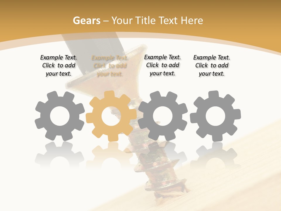 Tighten The Screw PowerPoint Template