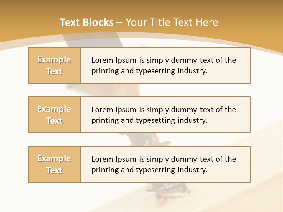 Tighten The Screw PowerPoint Template