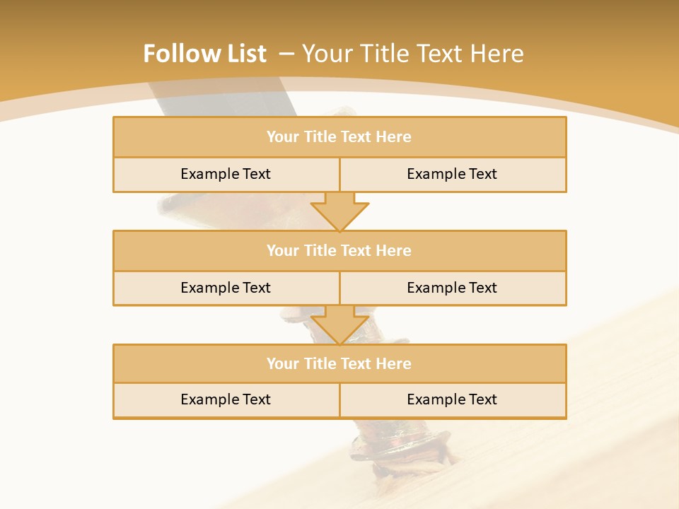 Tighten The Screw PowerPoint Template