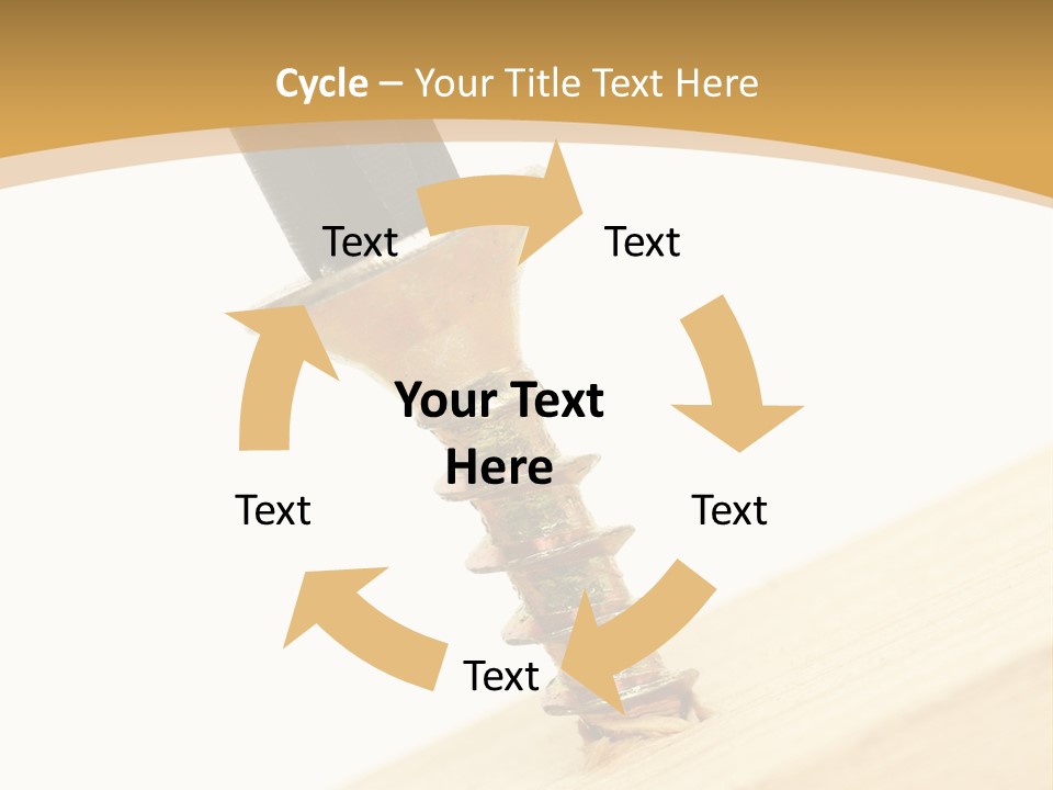 Tighten The Screw PowerPoint Template
