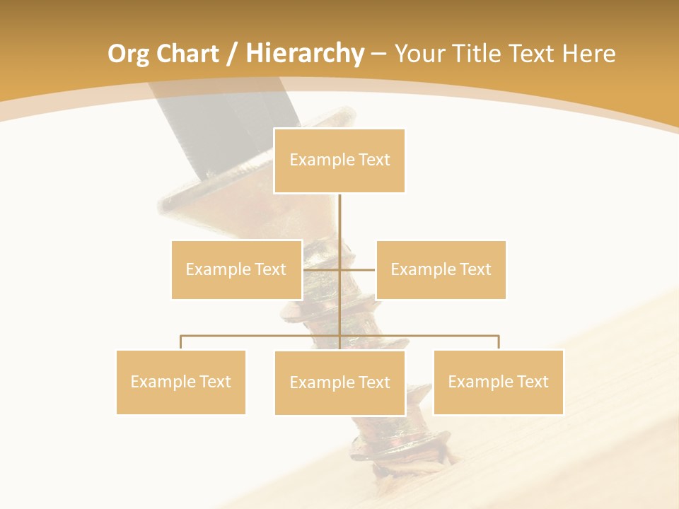 Tighten The Screw PowerPoint Template