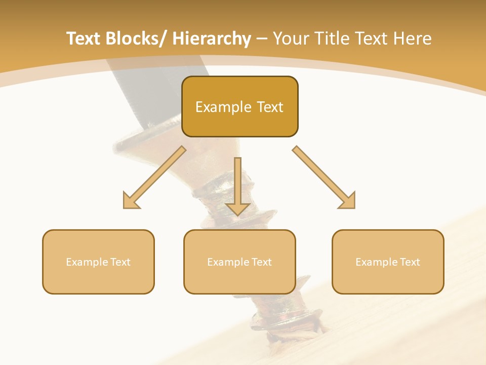 Tighten The Screw PowerPoint Template