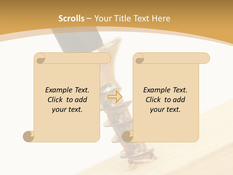 Tighten The Screw PowerPoint Template