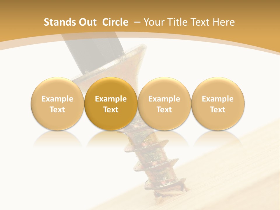 Tighten The Screw PowerPoint Template