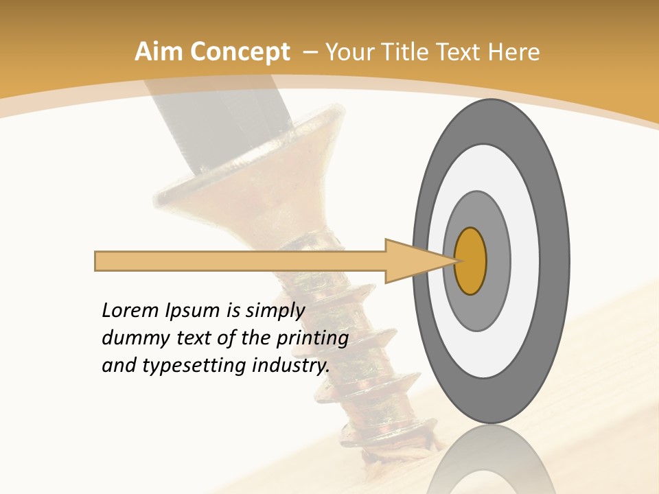 Tighten The Screw PowerPoint Template