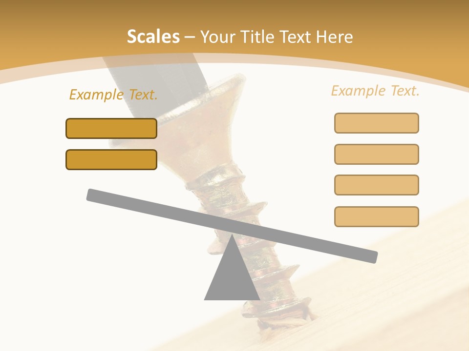 Tighten The Screw PowerPoint Template