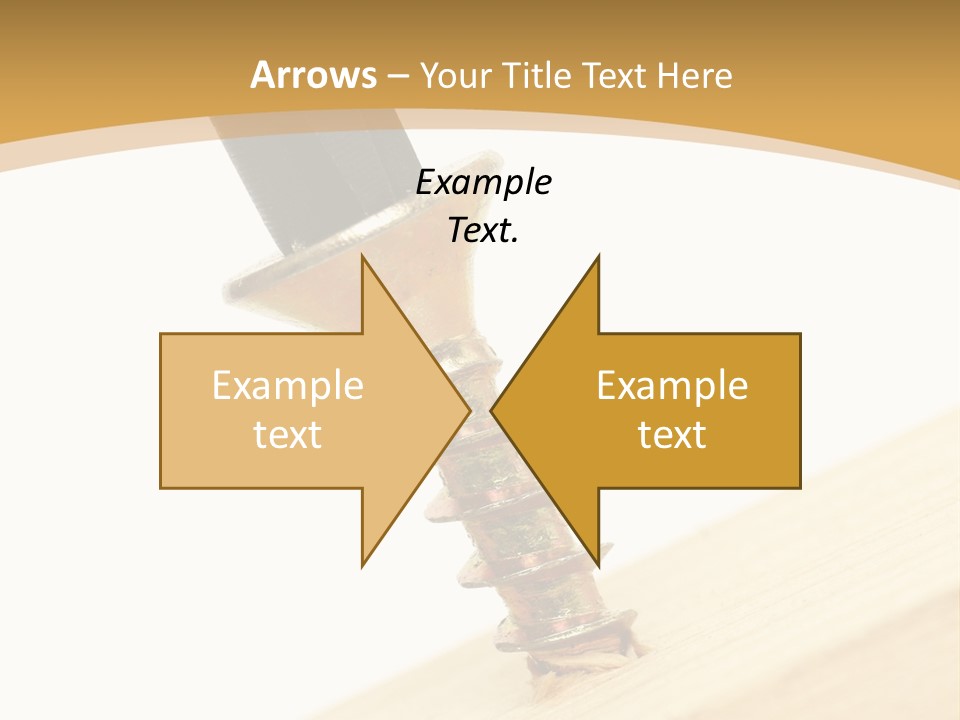 Tighten The Screw PowerPoint Template