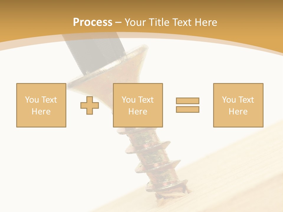 Tighten The Screw PowerPoint Template