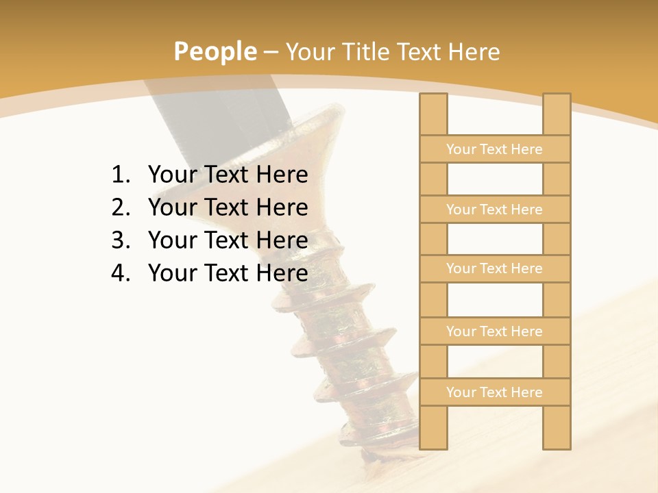 Tighten The Screw PowerPoint Template