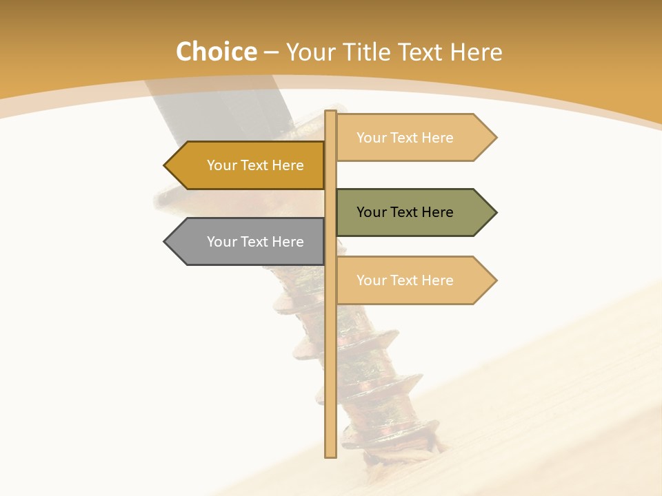 Tighten The Screw PowerPoint Template