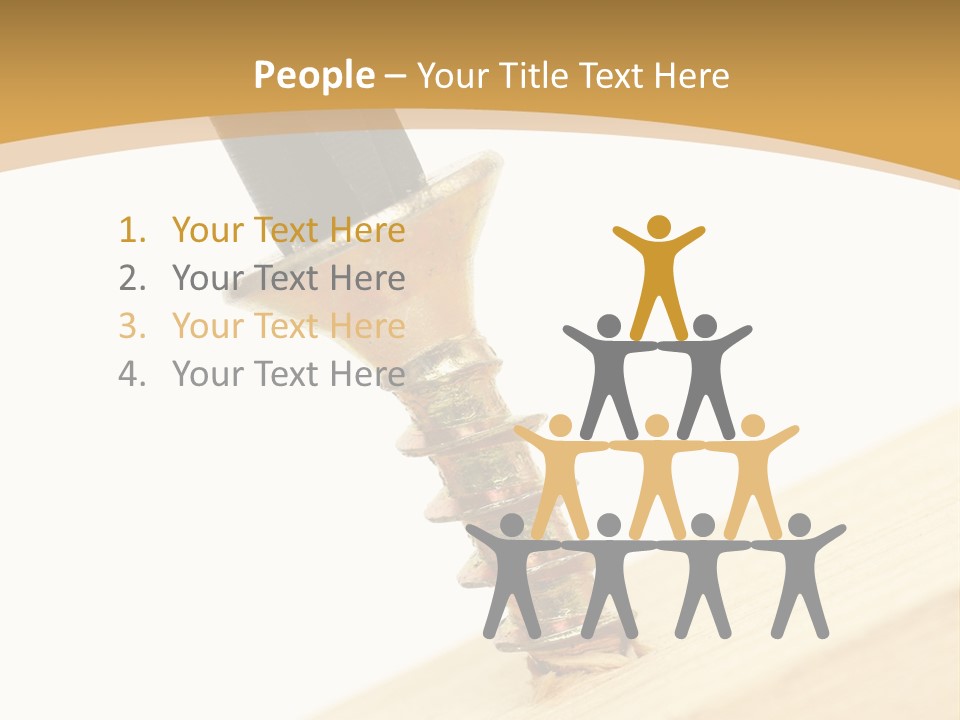 Tighten The Screw PowerPoint Template