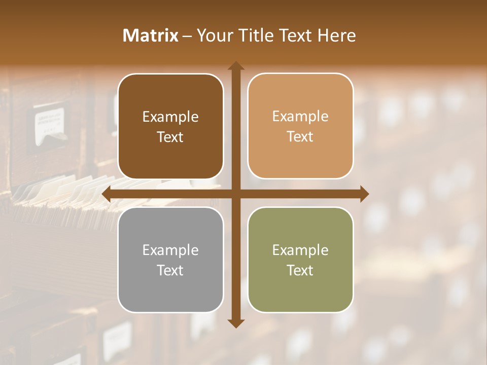Archive Cells PowerPoint Template