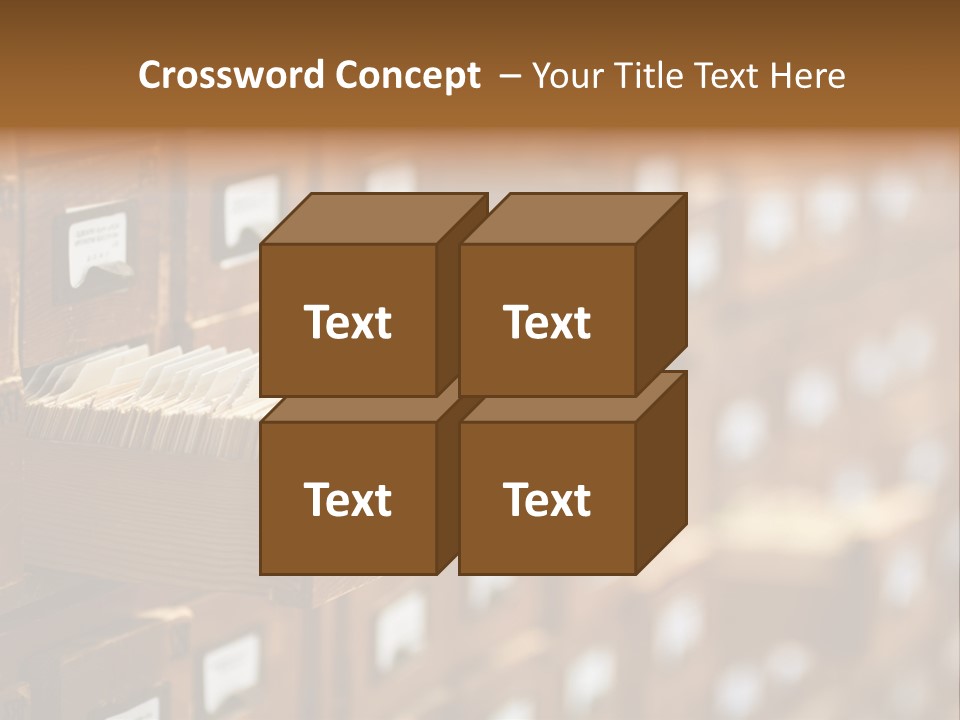 Archive Cells PowerPoint Template
